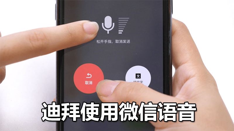 迪拜使用微信语音