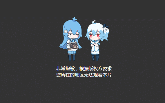 哔哩哔哩版权限制