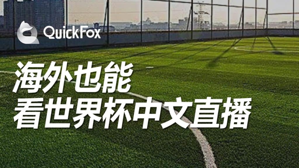 国外如何观看2022卡塔尔世界杯中文解说，QuickFox海外必备APP